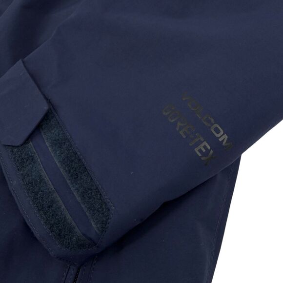 Volcom Men's L Gore-Tex Snowboarding Jacket Shell Navy Blue XL - Picture 5 of 16